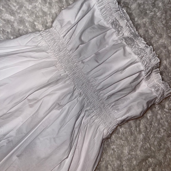 Byegreis Kenna White Strapless Maxi Dress NWT Small - Picture 8 of 9